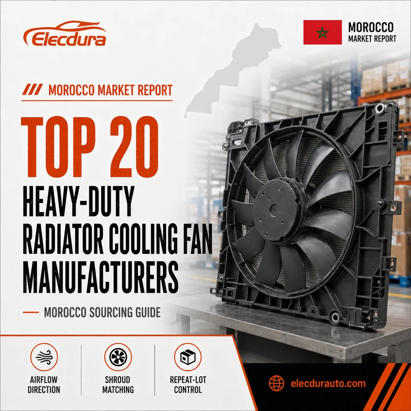 20 Produsen Kipas Pendingin Radiator Tugas Berat Terbaik di Maroko