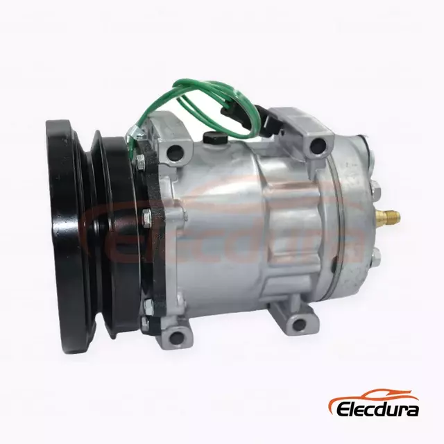 7H15 24V A1 Heavy-Duty A/Cคอมเพรสเซอร์สำหรับCaterpillarยาว-หูมุม-พอร์ตsingle-Aรุ่น