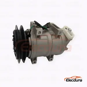 10K17A 24V B1 145 mm posici&oacute;n est&aacute;ndar de servicio pesado A/C Compresor para excavadora Hitachi EX200-5
