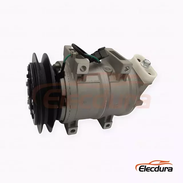 10K17A 24V B1 145 mm Hochleistungs-Klimakompressor in Standardposition f&uuml;r Hitachi EX200-5-Bagger