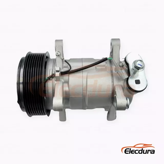 10S13G 24V PV8 119mm Heavy-Duty A/C kompressor til Foton Aumark M4 lastbil - Top-Port
