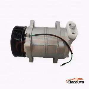 6K17B 24V PV8 119 mm acht-oor heavy-duty airco Compressor voor XCMG 135 bouwmachines