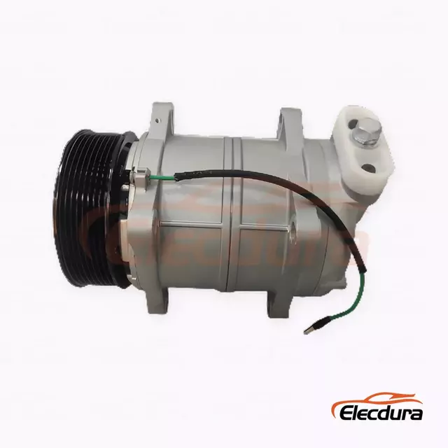 Compressore A/C per carichi pesanti a otto orecchie da 119 mm 24 V PV8 6K17B per macchine edili XCMG 135