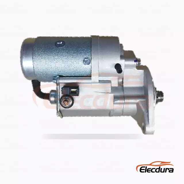 FYD213-N มอเตอร์สตาร์ทสำหรับงานหนัก, 24V 3.2kW 9 ฟัน, มุมมองด้านข้างที่สมบูรณ์
