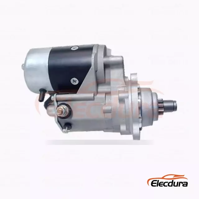 Motor de arranque tipo Denso de 24 V, 4,5 kW, 10 dientes CW, variante A, vista lateral completa