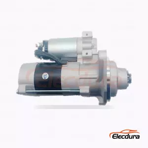 Mazda Reverse-Rotation 12V CCW startmotor, komplet set fra siden