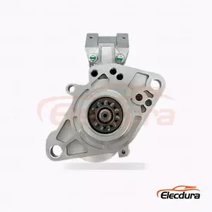 三菱タイプ 12V 2.0kW 11 歯 CW スターター モーター、完全側面図