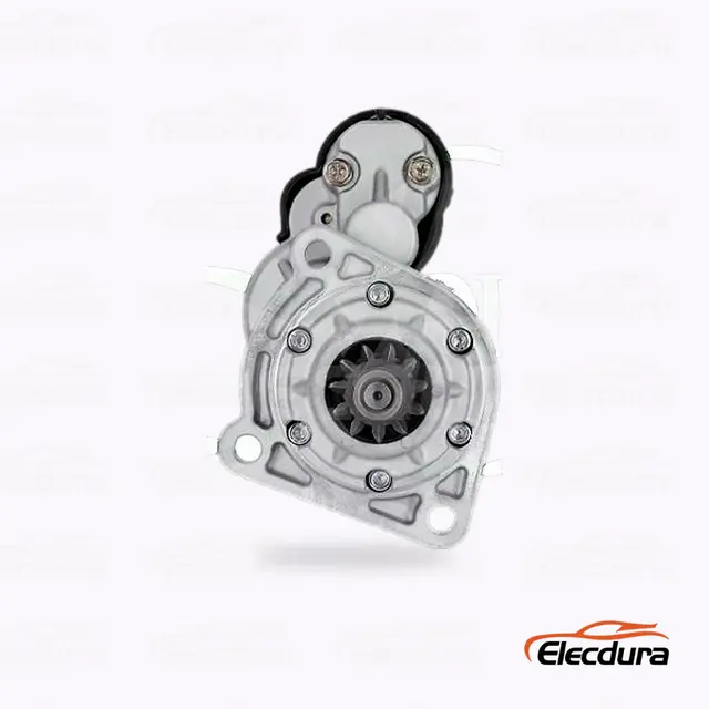 123708103 Vista frontal del motor de arranque Jubana / Ursus / Zetor