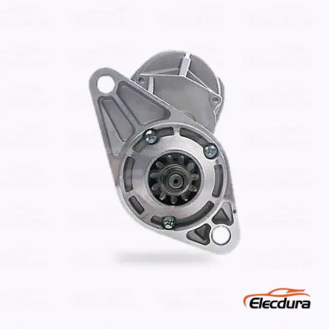 8970324640 Isuzu 4HF1 11T Motor de partida atacado, vista frontal do drive-end