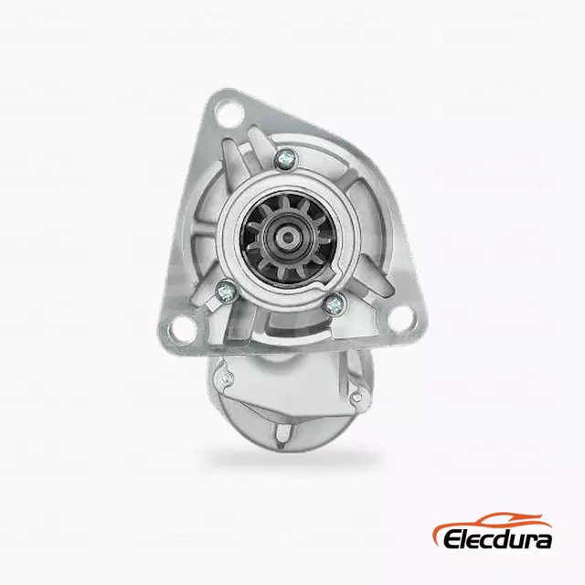 028000-6200 Motor de pornire Isuzu 6BD1 V&acirc;nzare cu ridicata, vedere frontală la capătul de antrenare