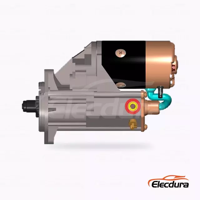 5811001280 ايسوزو 4BC2 9T Starter Motor بالجملة، منظر جانبي كامل