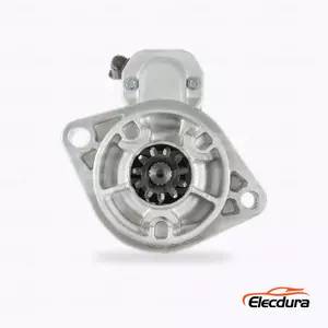 428000-6990 هينو J08E 4.8kW Starter Motor بالجملة، منظر أمامي لنهاية القيادة