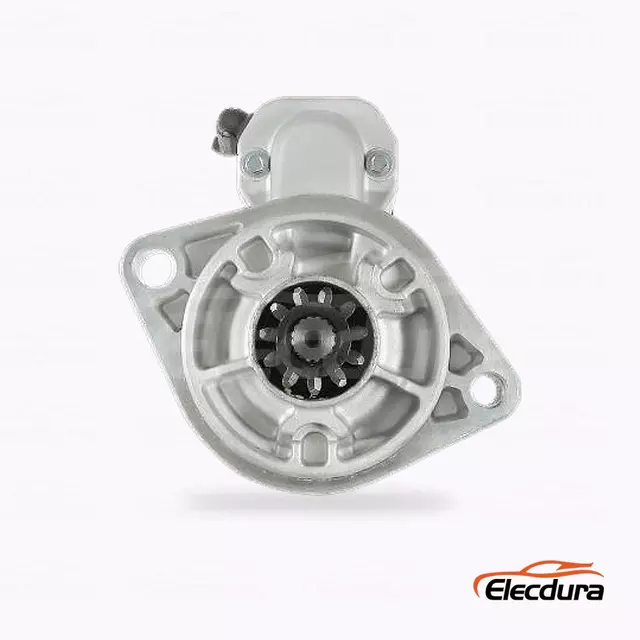 428000-6990 Motor de pornire Hino J08E 4,8 kW V&acirc;nzare cu ridicata, vedere frontală la capătul de antrenare