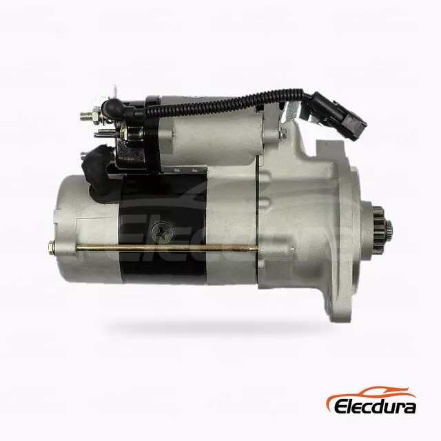 28100-E0080 هينو S05C 24V Starter Motor بالجملة، منظر جانبي كامل