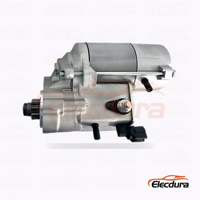 228000-4080 มอเตอร์สตาร์ทโตโยต้า, 12V 1.8kW 9 ฟัน, มุมมองด้านหลัง
