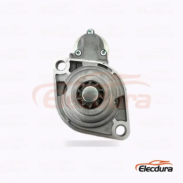 0001121008 Motor de arranque Volkswagen, 12V 1.1kW 10 dientes, vista lateral completa