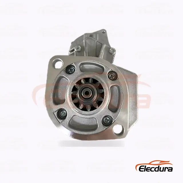 0-24000-3251 Hitachi ZX120 og Sumitomo Startmotor , 24V 4.5 kW 11 t&aelig;nder, komplet set fra siden