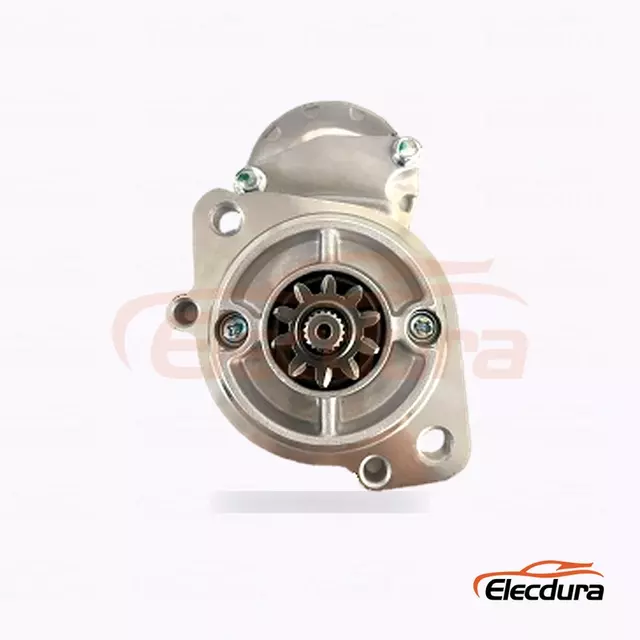 32A66-10100 Startermotor von Mitsubishi Industrial Equipment, 12 V, 2,2 kW, 10 Z&auml;hne, vollst&auml;ndige Seitenansicht