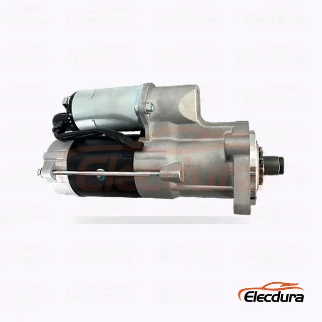 8-98054-063-0 Motor de partida Isuzu 4HK1, 24V 5,0kW 13 dentes, vista do terminal traseiro