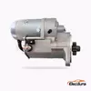 128000-2070 Yanmar 3TN78L Motor Starter, 12V 2.0kW 15 Gigi, Tampilan Terminal Belakang