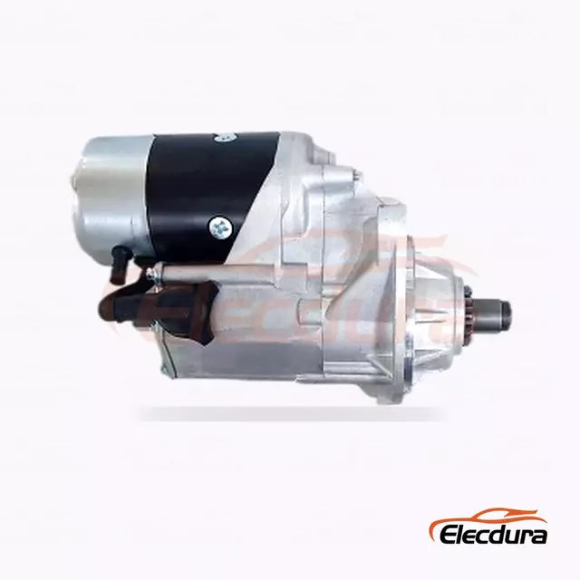128000-8064 Isuzu 6HE1 und 6HH1 Hochleistungs-Anlasser, 24 V, 4,5 kW, 11 Z&auml;hne, komplette Seitenansicht