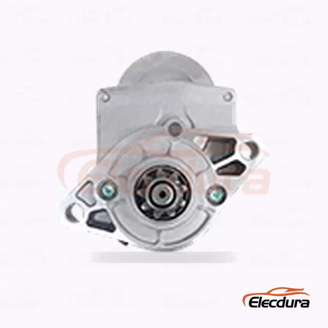 228000-2050 Mitsubishi Motor de arranque , 12V 1.4 kW 9 dientes, vista lateral completa