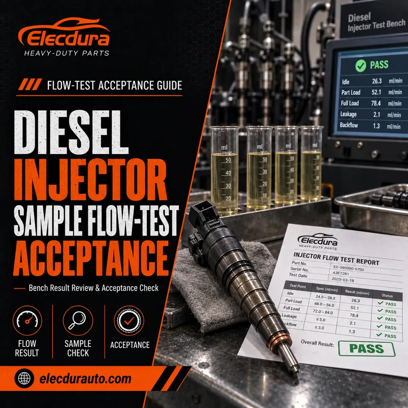 Penerimaan Uji Aliran Sampel Diesel Injektor untuk Pembeli B2B