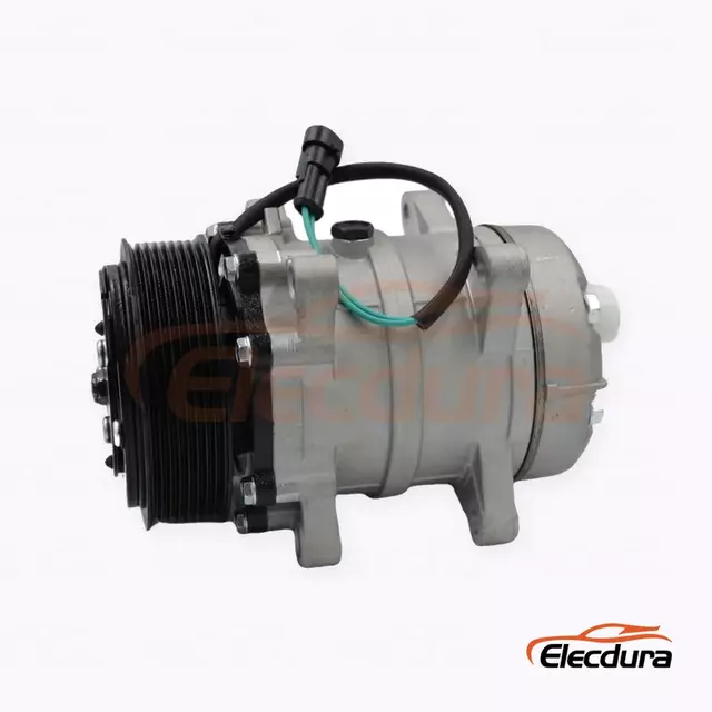 Compresseur A/C robuste 7H15 24V 8PK 122.5mm pour camion FAW Jiefang Aowei version DKS 8PK