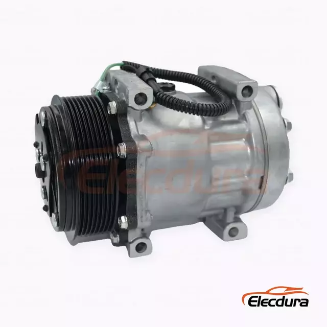 ضاغط مكيف الهواء للخدمة الشاقة 7H15 24V 8PK 119 mm لشاحنة الغاز الطبيعي Dongfeng Tianlong