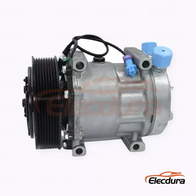 ضاغط مكيف الهواء عالي التحمل 7H15 24V 8PK 135 مم لمعدات البناء Liebherr إصدار 8PK