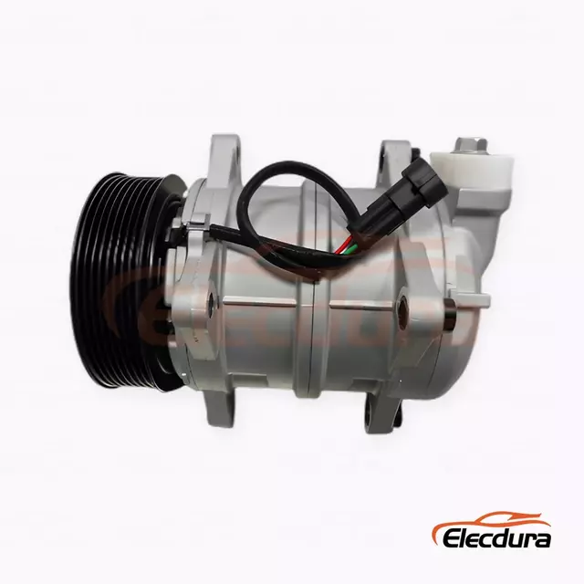 10K15S 24V PV8 119 mm ヘビーデューティ A/C コンプレッサー 一汽解放 JH6 トラック用