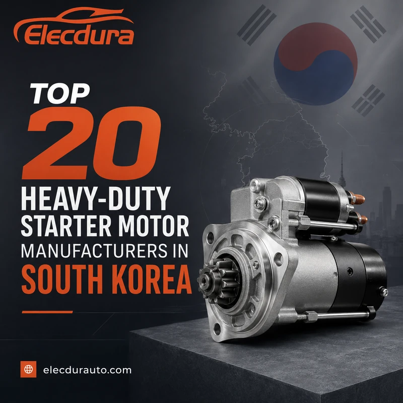 Top 20 fabrikanten van startmotoren voor zwaar gebruik in Zuid-Korea