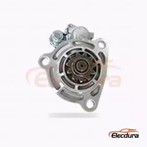 Kraftig 24V 9kW 11 t&aelig;nder CW-startmotor, komplet set fra siden