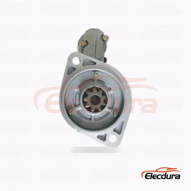 S114-254D Tipo Hitachi Motorino di avviamento , 12V 2,5 kW 9 denti, vista terminale posteriore