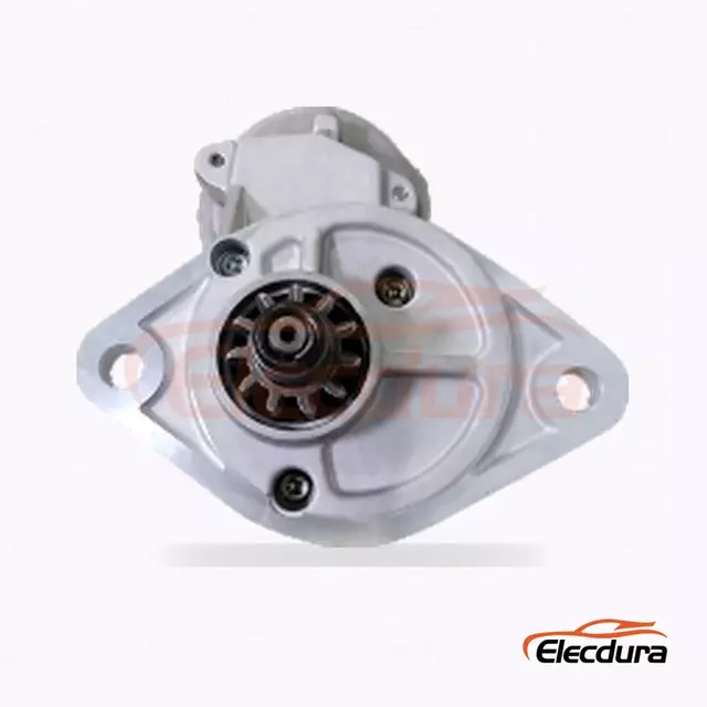 Moteur de d&eacute;marreur d'&eacute;quipement FYD126-N 6D34, 24 V, 4,5 kW, 11 dents, vue lat&eacute;rale compl&egrave;te