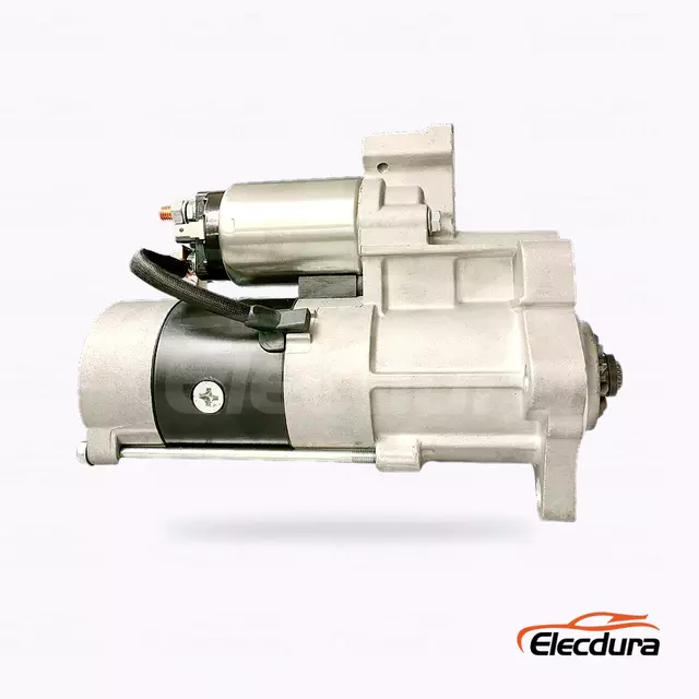 ME225158 Distributeur de d&eacute;marreur Fuso 4M51 3,7 kW, vue lat&eacute;rale compl&egrave;te