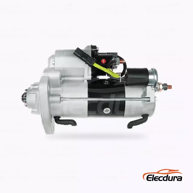 438000-4441 Grosir Motor Starter Caterpillar C6.6 24V 7.8kW, Tampak Samping Lengkap