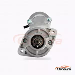Motor de partida 36100-27000 Hyundai Santa Fe, 12V 2,0kW 9 dentes, vista lateral completa