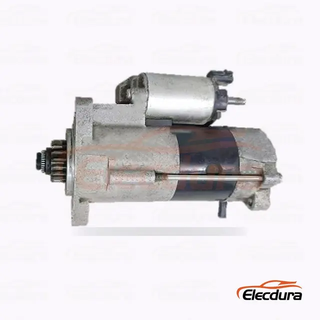 95526427 Motor de partida Opel, 12V 1,4kW 17 dentes, vista do terminal traseiro