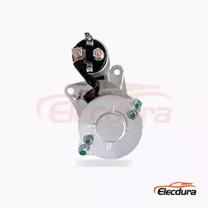 M2T64272 Motor de arranque Caterpillar E70B y Mitsubishi, 24 V, 3,2 kW, 9 dientes, vista lateral completa