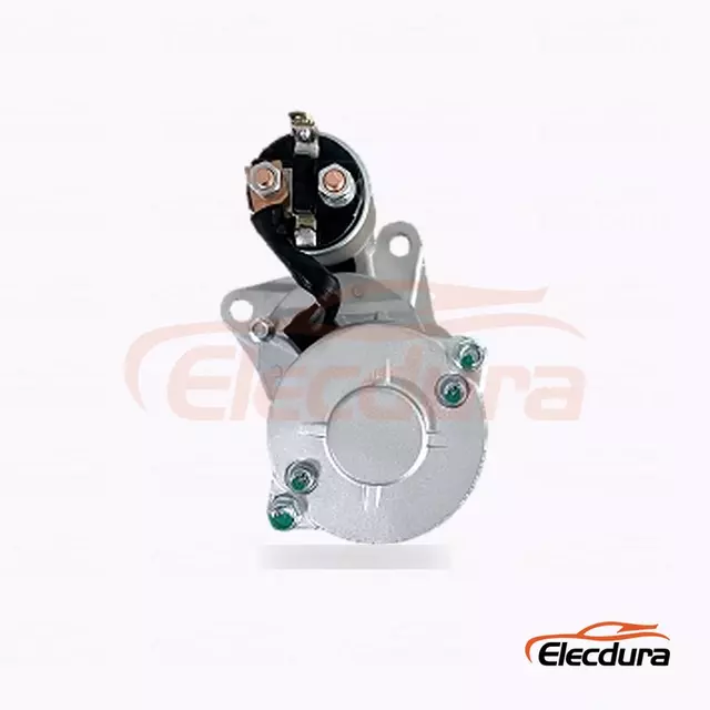 M2T64272 Caterpillar E70B και κινητήρας εκκίνησης Mitsubishi, 24V 3,2 kW 9 δόντια, Πλήρης πλάγια όψη