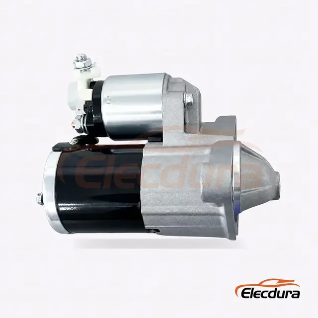 M0T80581 Mitsubishi D&eacute;marreur , 12V 1.2 kW 8 dents, vue lat&eacute;rale compl&egrave;te
