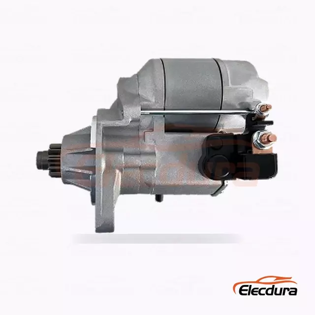 228000-1041 Kubota industrimotorstartermotor, 12V 1,4kW 11 t&aelig;nder, set bagfra terminal