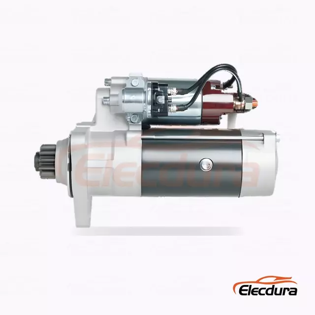 5801569147 Motor de arranque Shangqi 24V 8.0kW 12T vista del lado de transmisi&oacute;n