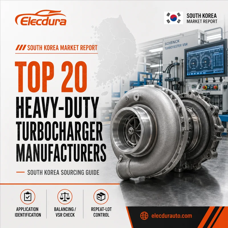 Top 20 producători de turbocompresoare grele din Coreea de Sud