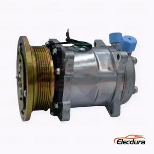 5H14 24V 6PK 117mm 상단 스레드 대형 상용차&middot;중장비용 A/C 컴프레서 Sinotruk HOWO T5G용
