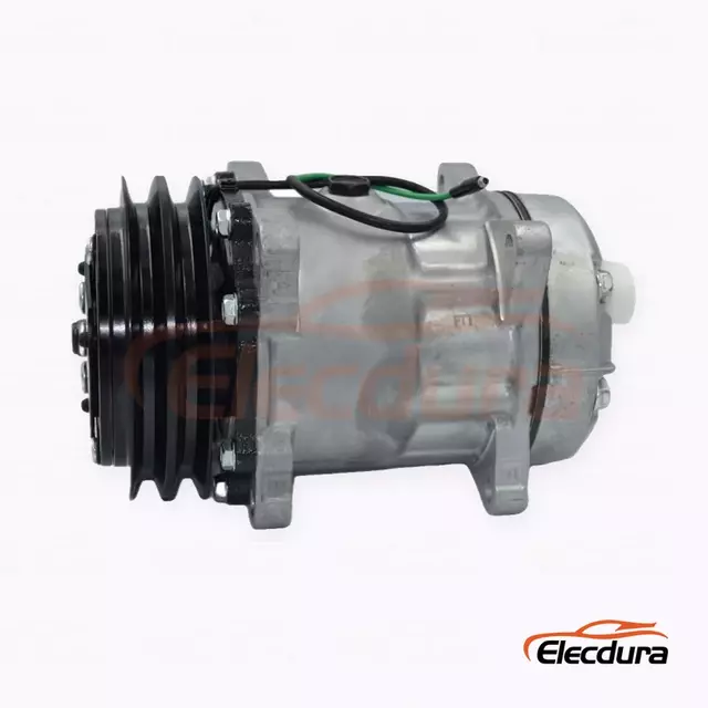 Compressor A/C para servi&ccedil;o pesado 7H15 24V A2 132 mm para equipamentos de constru&ccedil;&atilde;o XCMG 370