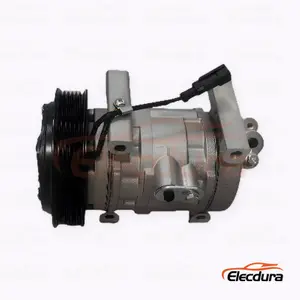 10S13A 12V PV6 128mm Heavy-Duty A/C kompressor til JAC lastbil med Yunnei D19 motor