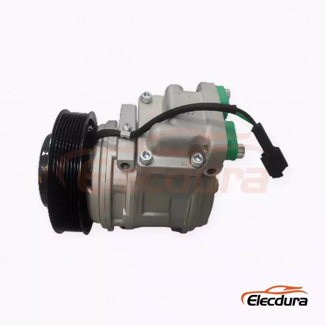 Shantui 135 / Lishide ekskavat&ouml;r i&ccedil;in 10PA15C 24V PV8 135 mm R12 portlu Ağır Hizmet Klima Kompres&ouml;r&uuml;