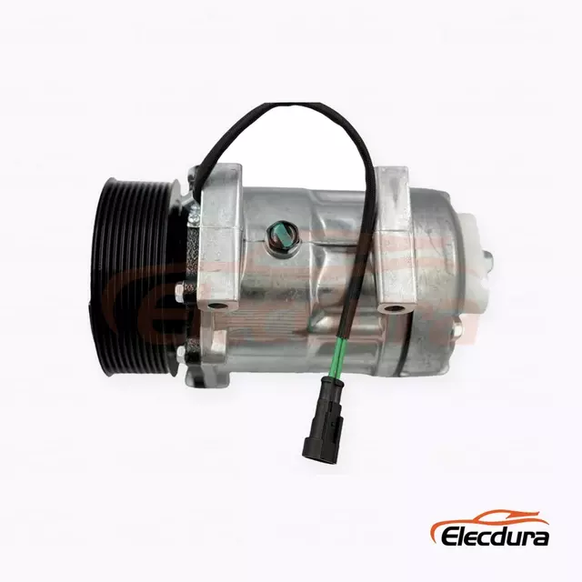 Compresor de aire acondicionado de alta resistencia 7H15 24V 10PK para la versi&oacute;n de puerto trasero 10PK de FAW Jiefang JH6